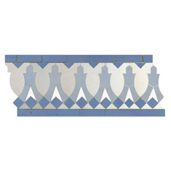 Mosaic House Moroccan tile Ank Alt 1-20-17-26 White,   Sky Blue,   Sea Blue,   Polar White,    solid cement, encaustic, field, pattern, traditional, stars, classic 